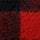 Check Faux Fur-Red/Black
