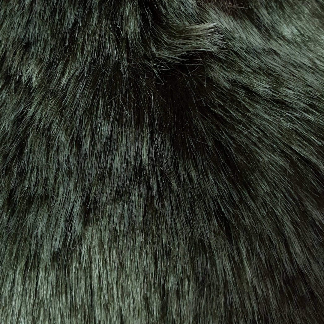 1.Brown-2.Navy-3.Black-4.Stone-Swatch - Faux Fur By Discharge effect - FAB 1204