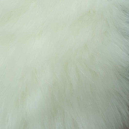 Very Thick Faux Fur | FAB1205 | 1.Ivory, 2.Black by Fabricis.com #