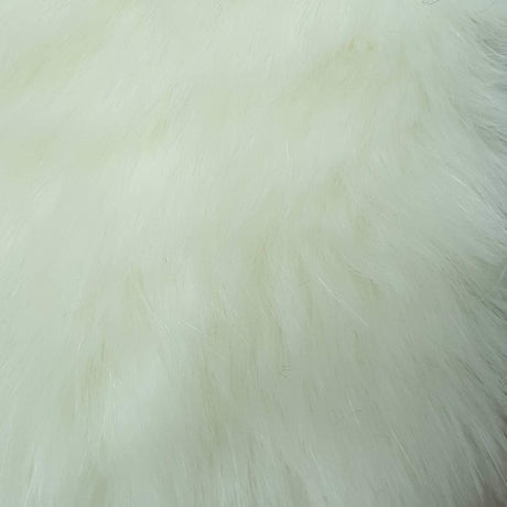 Very Thick Faux Fur | FAB1205 | 1.Ivory, 2.Black by Fabricis.com #