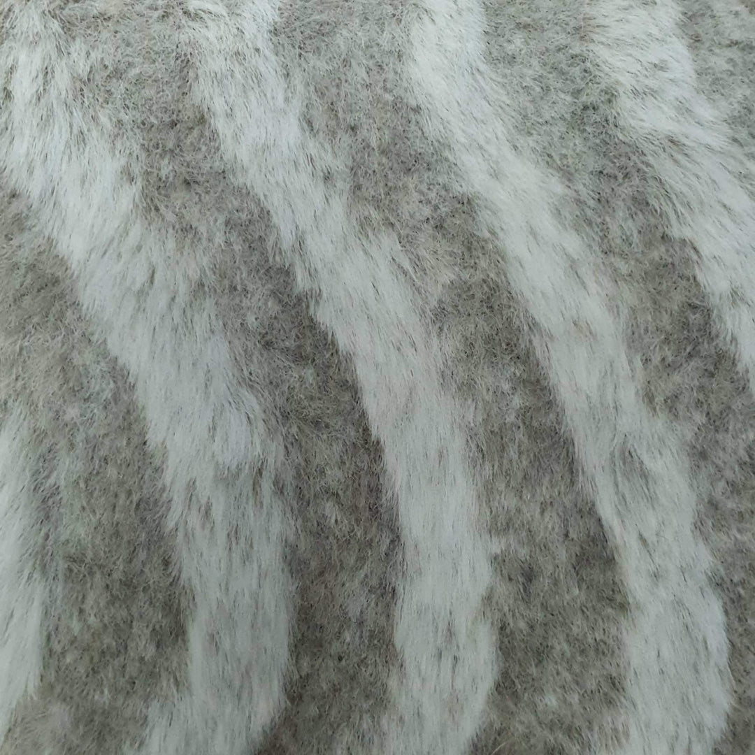 1.Slate-2.Biscotti-3.Fern-4.Shadow-5.Black - Wave Faux Fur - FAB 1210