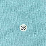 Cotton Polyester Spandex Ponte Knit-Aqua