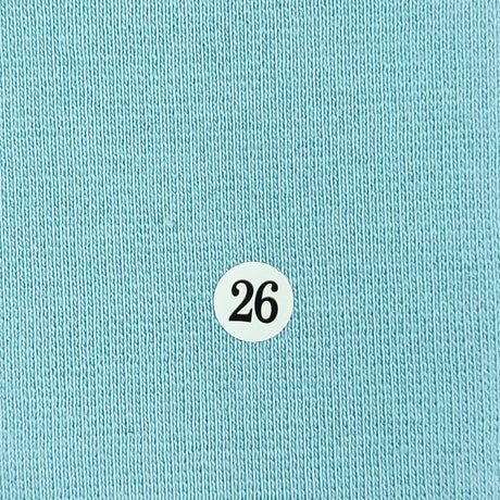 Cotton Polyester Spandex Ponte Knit-Aqua
