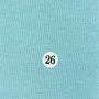 Cotton Polyester Spandex Ponte Knit-Aqua