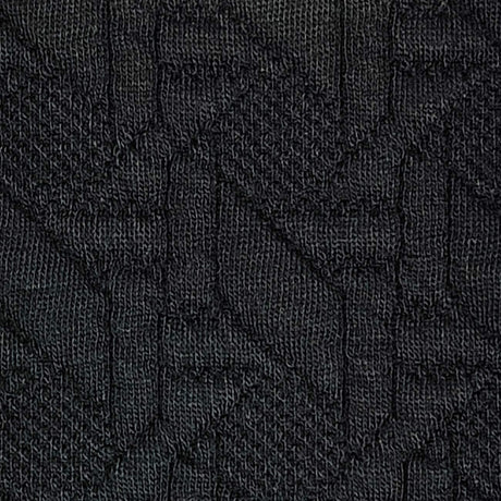 Jacquard T/R/S Knit | FAB1248 | 1.Ivory, 2.Black by Fabricis.com #