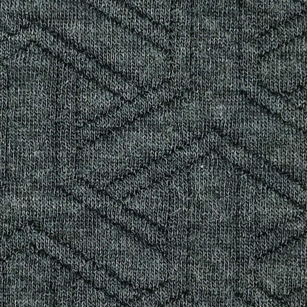 1.Charcoal-2.Grey-3.Ivory-4.Black-Swatch - Jacquard T/R/S Knit - FAB 1253