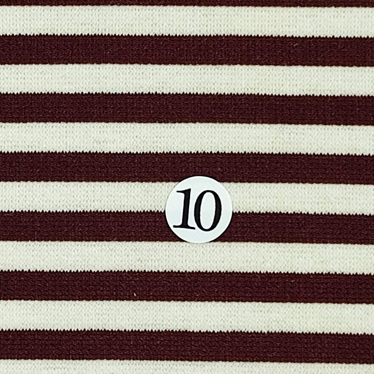 17mm Stripe C/T/S Knit-Brown