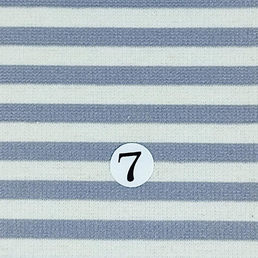 14mm Stripe C/T/S Knit-Madison Grey