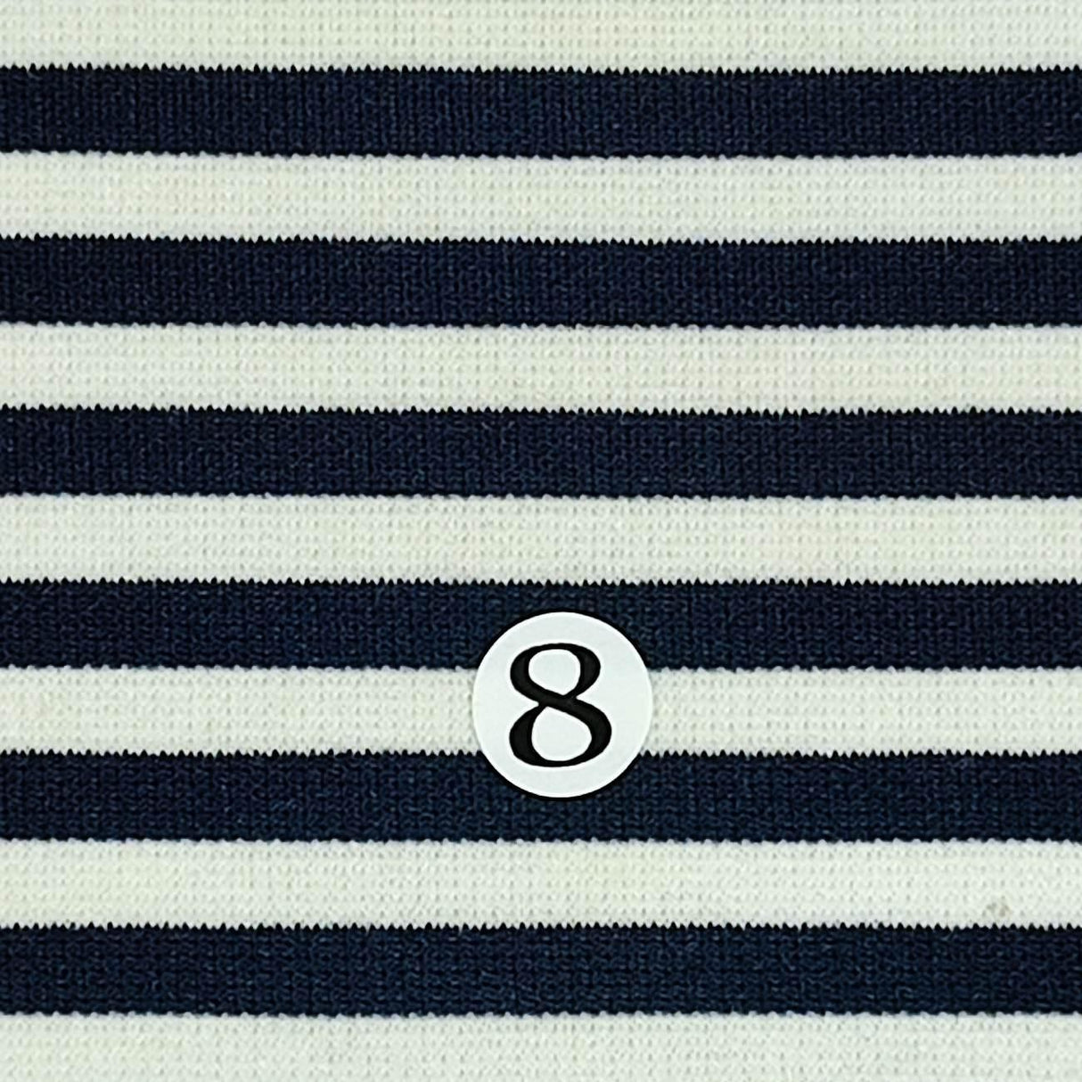 15mm Stripe C/T/S Knit-Navy