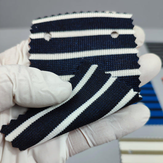 10mm Stripe T/R/S Knit | FAB1258 | 1.Navy, 2.Black, 3.Ivory, 4.Ivory, 5.Grey, 6.Grey, 7.Grey, 8.Pink, 9.Pink, 10.Blue by Fabricis.com #