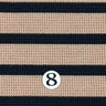 10mm Stripe T/R/S Knit-Pink