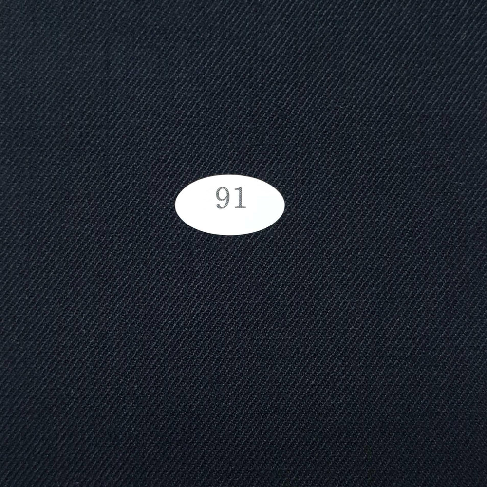 1.Brown (203)-2.WIne (C2)-3.Almost Black Green (32)-4.Navy (91)-5.Black (L1) - Bally Poly Wool Rayon Woven Fabric - FAB 1262