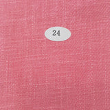 Linen Cotton BioWashing Woven Fabric-Deep Rose