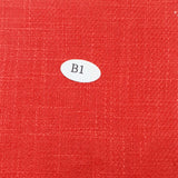 Linen Cotton BioWashing Woven Fabric-Rouge