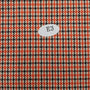 Poly Rayon Check Woven Fabric | FAB1274 | 1.Orange/Black, 2.Blue/Black, 3.Yellow/Black, 4.Pink/black, 5.Red/Black, 6.Brown/Black, 7.Dark Beige/Black, 8.Green/Black, 9.Teal/Black, 10.Black by Fabricis.com #