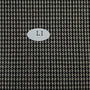 Poly Rayon Check Woven Fabric-Black