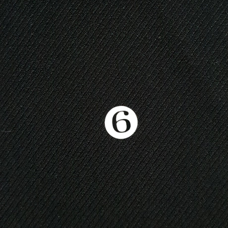 T/R Twill PD Fabric | FAB1281 | 1.Burgundy, 2.Ivory, 3.Grey, 4.Green, 5.Navy, 6.Black by Fabricis.com #