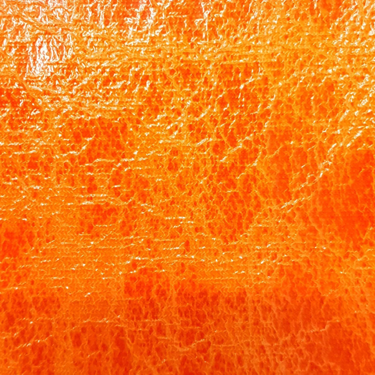 Visible Crack Pet Fabric-Neon Orange