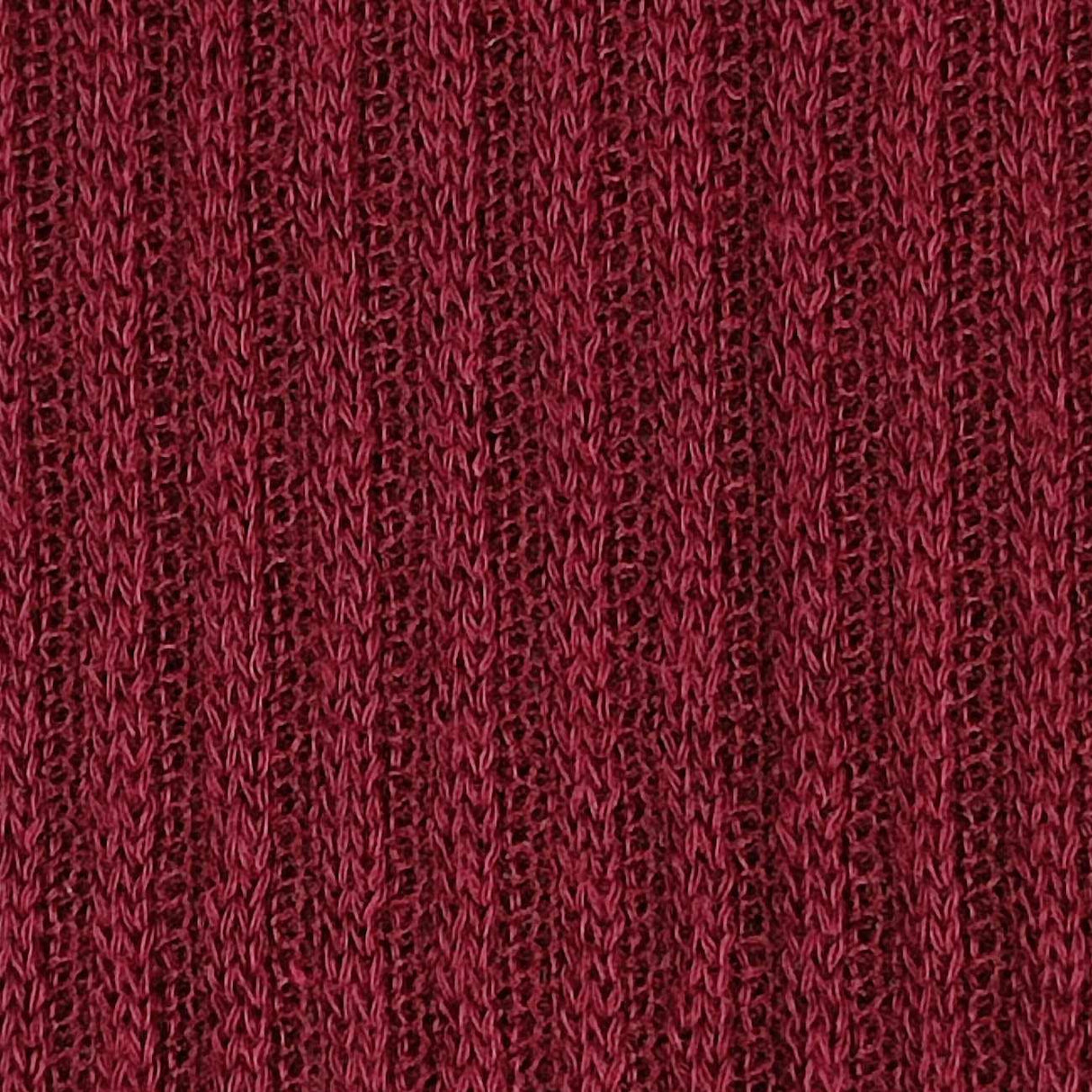 Rib Brush Polyester Spandex Knit-Burgundy