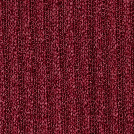Rib Brush Polyester Spandex Knit-Burgundy