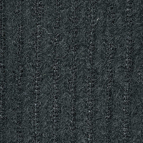 Rib Brush Polyester Spandex Knit-Black
