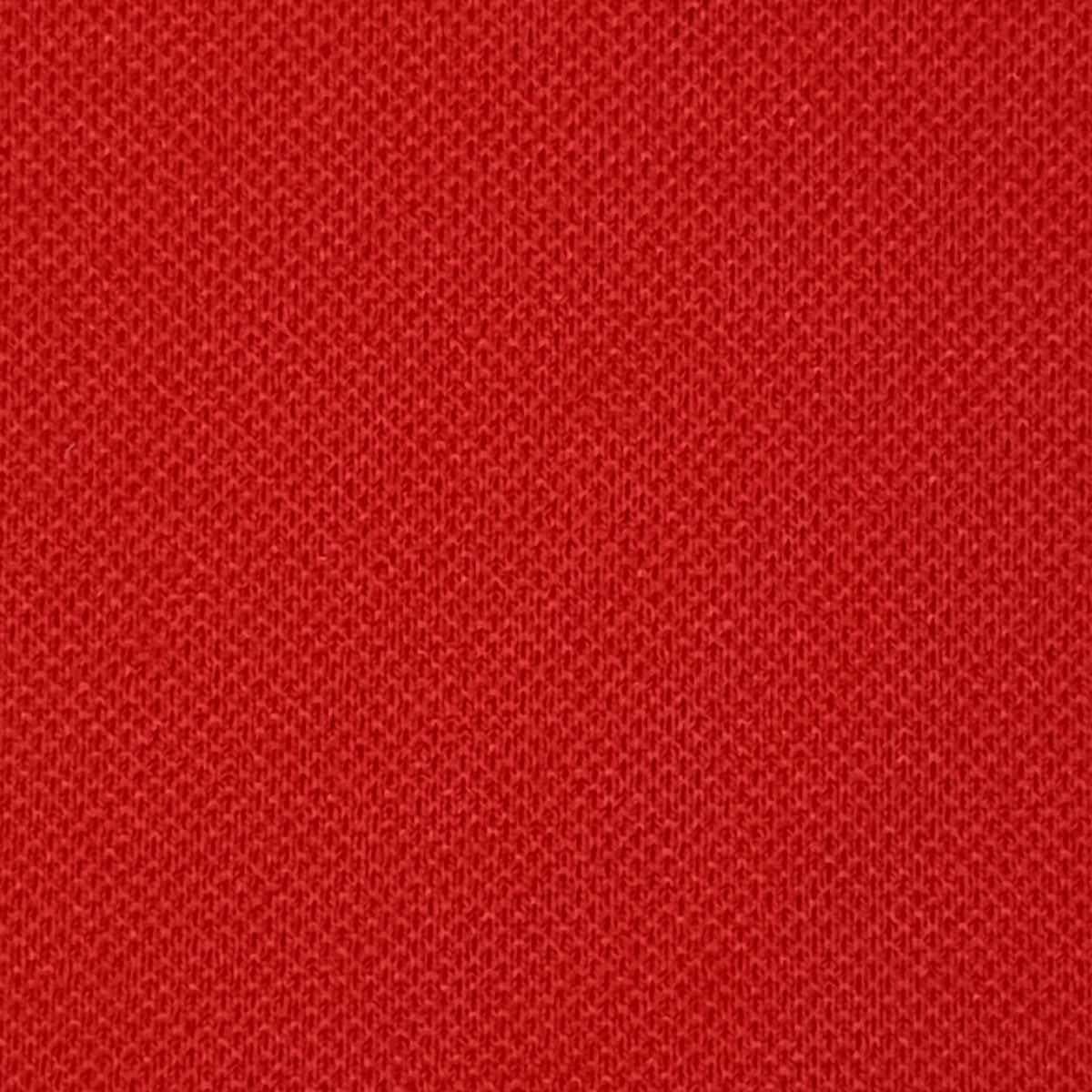 Pique Polyester Spandex Knit-Red