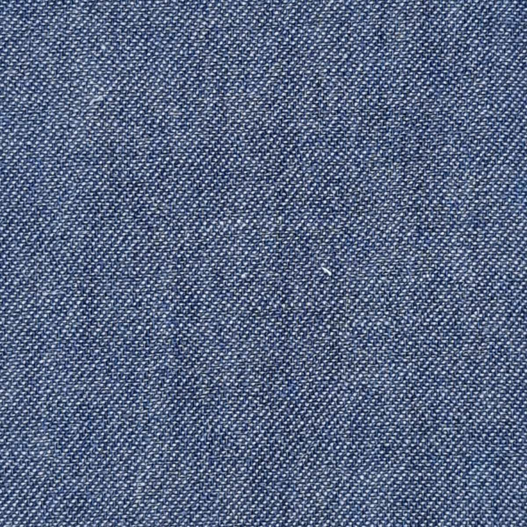1.Indigo-2.Blue-3.Blue-4.Black-Swatch - 50's Cotton Denim Twill Woven Fabric - FAB 1392