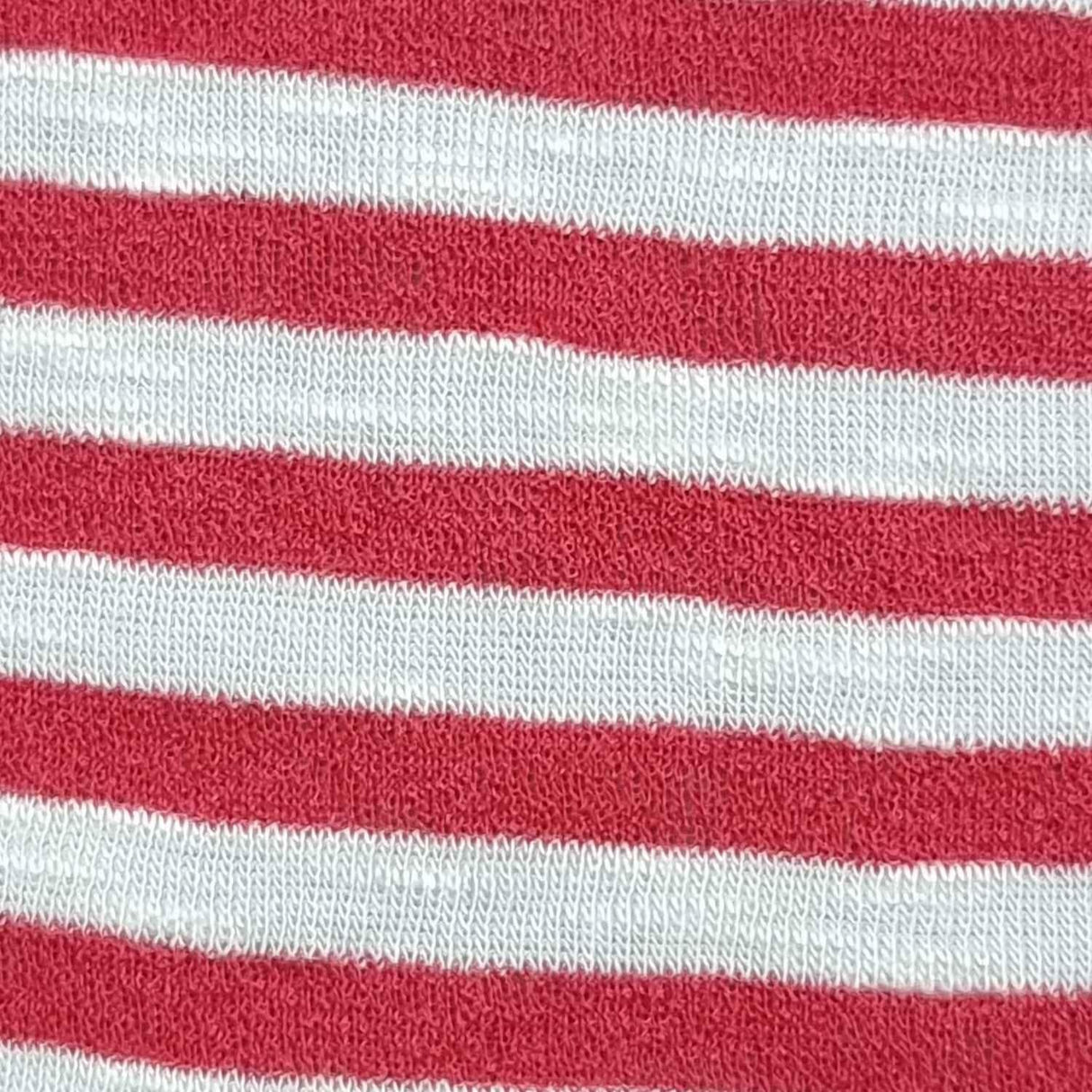 17mm T/R Stripe Knit Fabric-Crimson