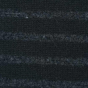 19mm Ponte Roma Stripe Polyester Acrylic Spandex Knit Fabric-Black