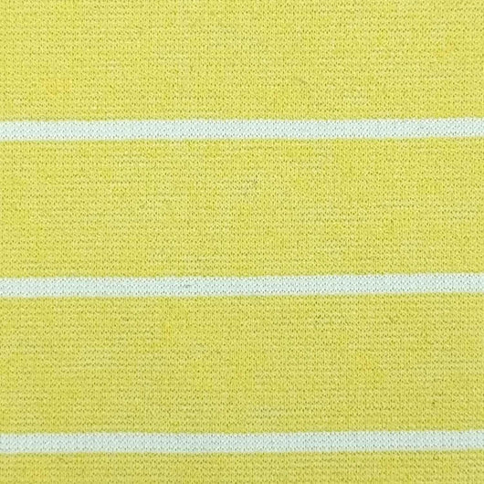 15mm Stripe T/C Spandex Knit Fabric | FAB1406 | 1.Yellow, 2.Lilac, 3.Pink, 4.Rose, 5.Coral, 6.Light Green, 7.Barrel, 8.SkyBlue, 9.Grey, 10.Blue by Fabricis.com #