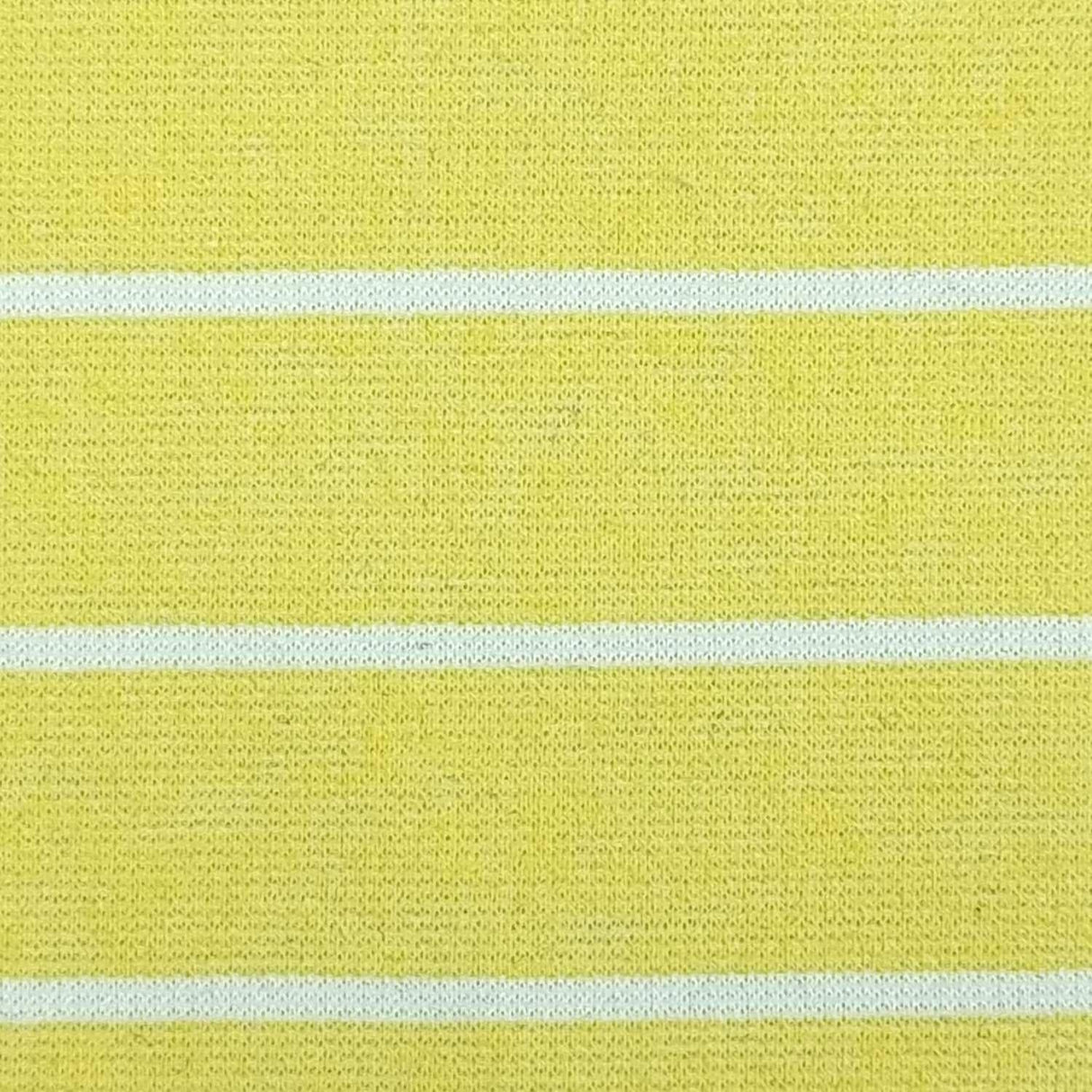 15mm Stripe T/C Spandex Knit Fabric | FAB1406 | 1.Yellow, 2.Lilac, 3.Pink, 4.Rose, 5.Coral, 6.Light Green, 7.Barrel, 8.SkyBlue, 9.Grey, 10.Blue by Fabricis.com #