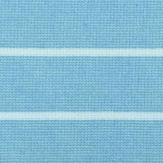 26mm Stripe T/C Spandex Knit Fabric-Blue