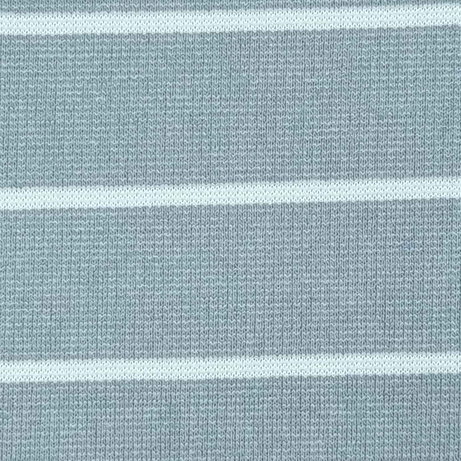 27mm Stripe T/C Spandex Knit Fabric-Grey