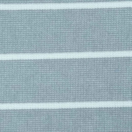 27mm Stripe T/C Spandex Knit Fabric-Grey