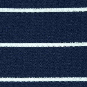 30mm Stripe T/C Spandex Knit Fabric-Navy