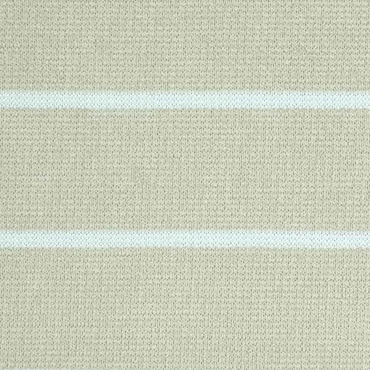 32mm Stripe T/C Spandex Knit Fabric-Vanilla