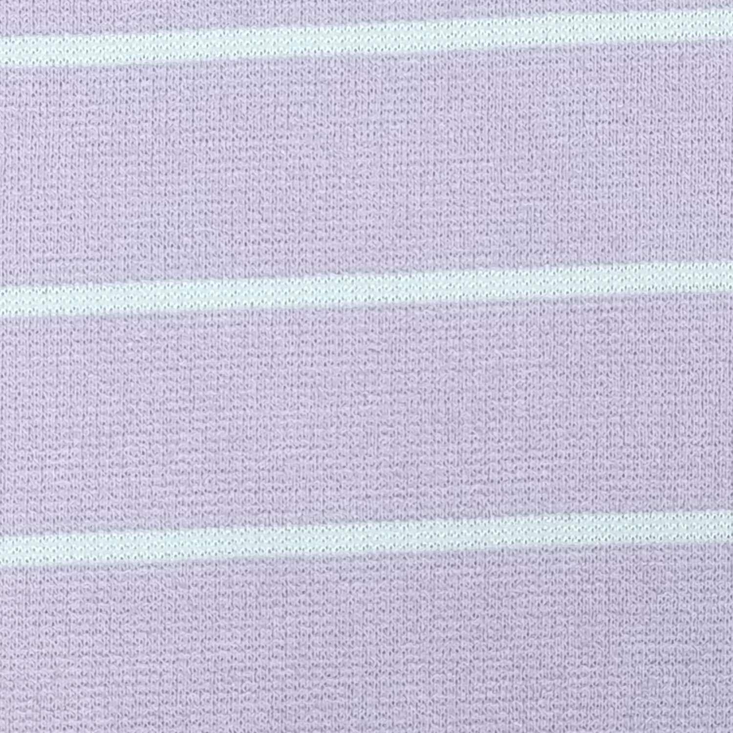 15mm Stripe T/C Spandex Knit Fabric | FAB1406 | 1.Yellow, 2.Lilac, 3.Pink, 4.Rose, 5.Coral, 6.Light Green, 7.Barrel, 8.SkyBlue, 9.Grey, 10.Blue by Fabricis.com #