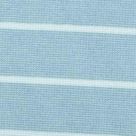 15mm Stripe T/C Spandex Knit Fabric | FAB1406 | 1.Yellow, 2.Lilac, 3.Pink, 4.Rose, 5.Coral, 6.Light Green, 7.Barrel, 8.SkyBlue, 9.Grey, 10.Blue by Fabricis.com #