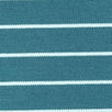 24mm Stripe Cotton Polyester Knit Fabric-Cyan