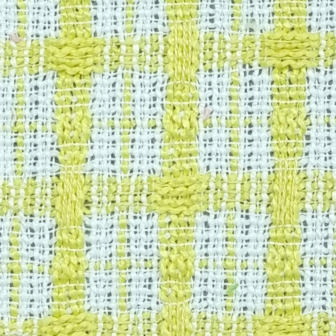 1.Yellow-2.PInk-3.Green-4.Blue-5.Lilac - Check Polyester Woven Fabric - FAB 1410
