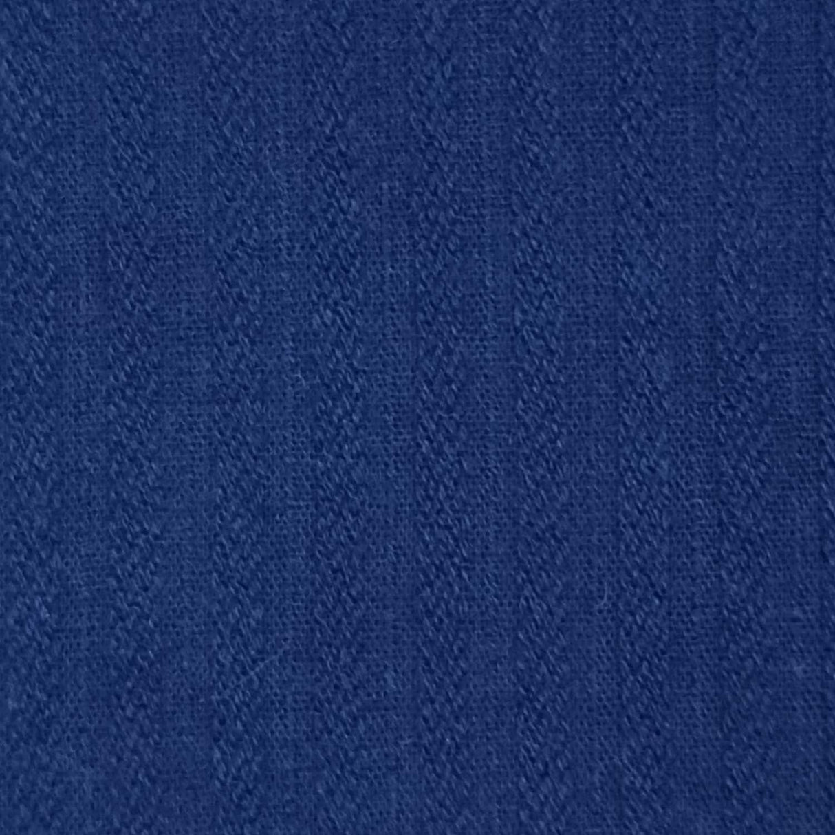 Cotton Stripe Woven Fabric-Navy