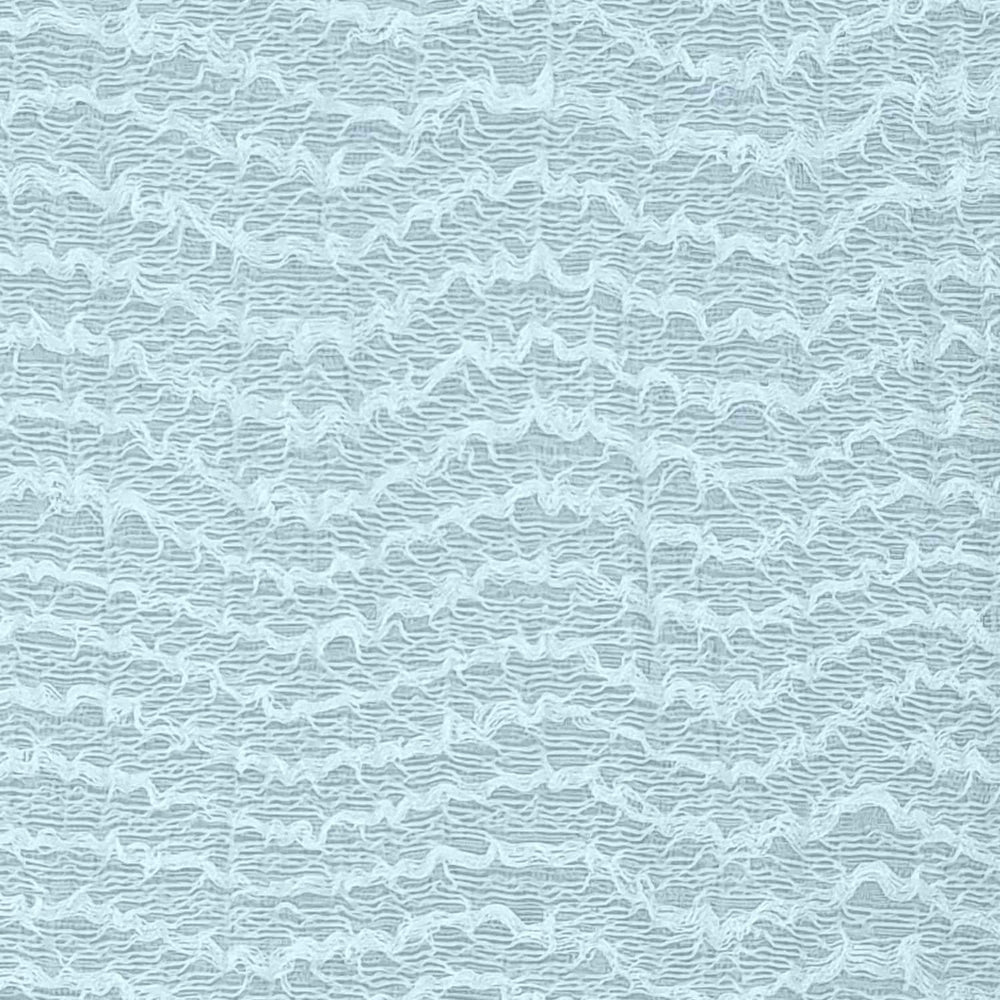 1.Ivory-2.White-3.Mint-4.Green-5.Black - Wave Nylon Polyester Woven Fabric - FAB 1415