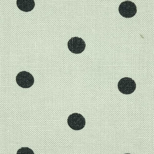 25mm Polka Dots Tencel  Linen Enzyme Wash Woven Fabric-Light Green
