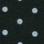 30mm Polka Dots Tencel  Linen Enzyme Wash Woven Fabric-Black