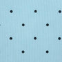 15mm Dots Enzyme Tencel Linen Woven Fabric-Blue