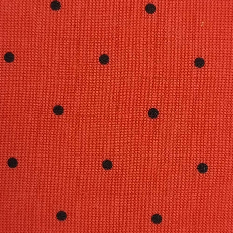 17mm Dots Enzyme Tencel Linen Woven Fabric-Red