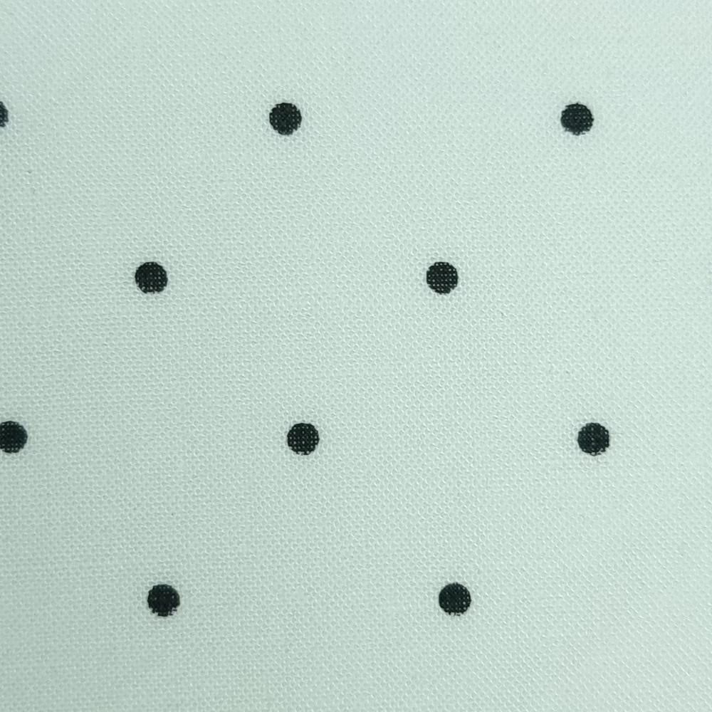 18mm Dots Enzyme Tencel Linen Woven Fabric-White