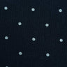 25mm Dots Enzyme Tencel Linen Woven Fabric-Navy