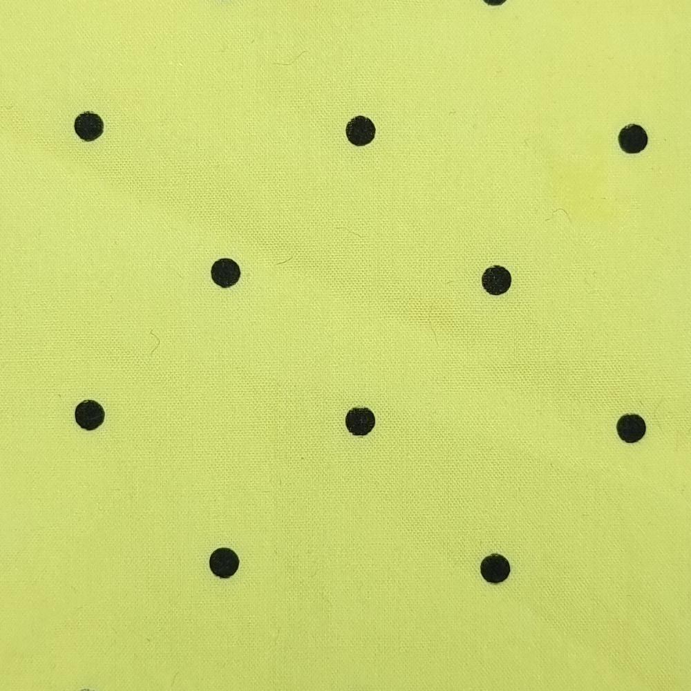 1.Yellow-2.Lilac-3.Green-4.Green-5.Beige - 3mm Dots Enzyme Cotton Woven Fabric - FAB 1421