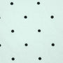 14mm Dots Enzyme Cotton Woven Fabric-White